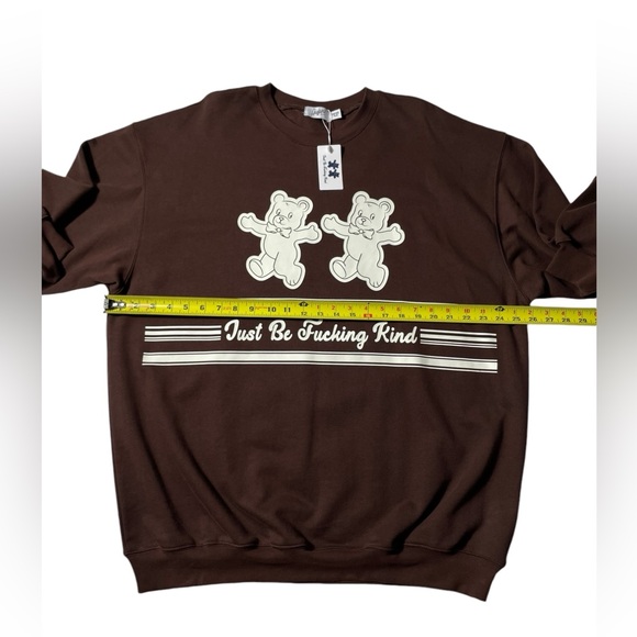 Revolve The Mayfair Group Just Be Fucking Kind Sweatshirt One Size Plus NWT - Picture 4 of 7